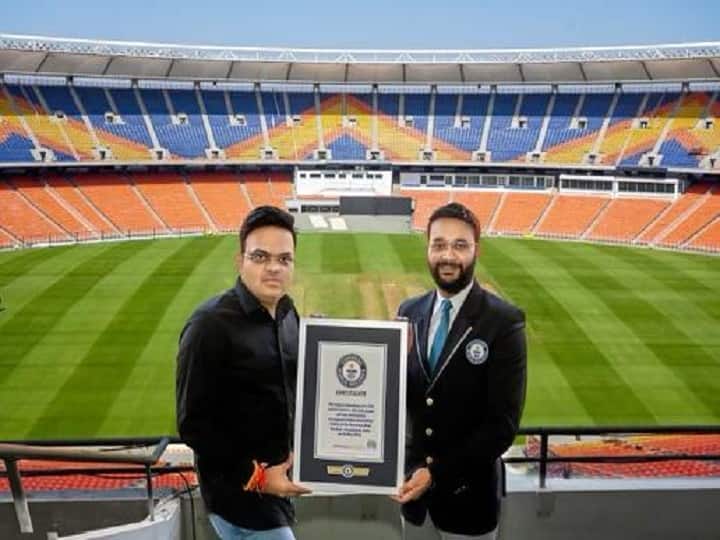 BCCI Guinness World Record Largest Attendance T20 Match IPL 2022 BCCI Guinness World Record Largest Attendance T20 Match IPL 2022 Final Narendra Modi Stadium
