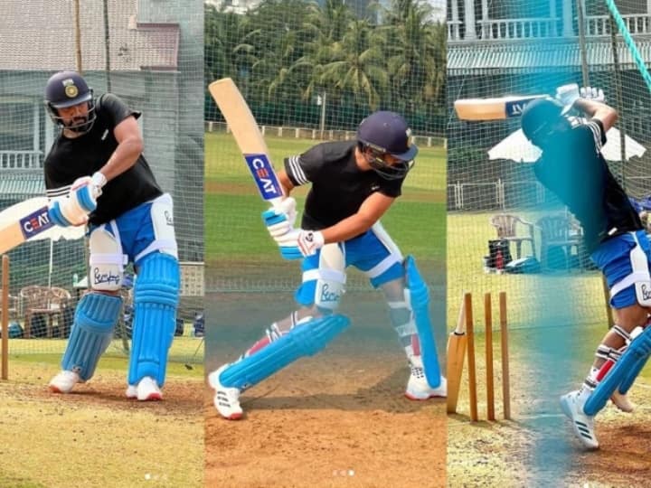 Indian Team Captain Rohit Sharma Is Practicing In The Nets For Bangladesh Tour Photo Goes Viral On Social Media