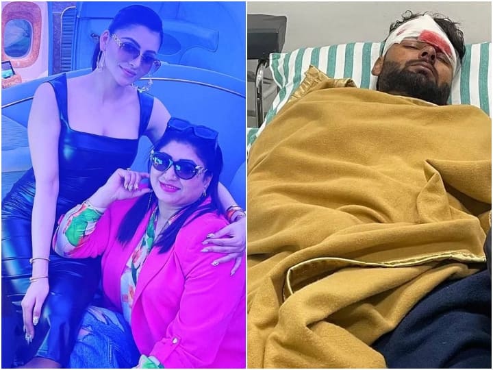 Urvashi Rautela’s Mother Wishes For Rishabh Pant’s Recovery Netizens Reacts | Rishabh Pant Health: उर्वशी रौतेला की मां की पोस्ट पर फैंस ने दिए चौंका देने वाले रिएक्शन, कहा