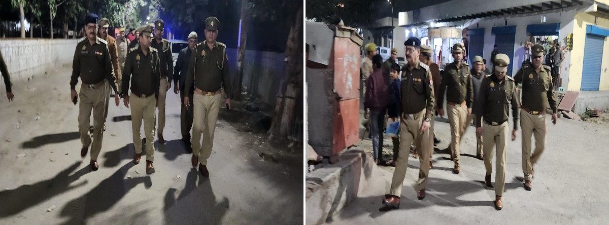 Women safety shramik kunj society noida sector 122 police teams