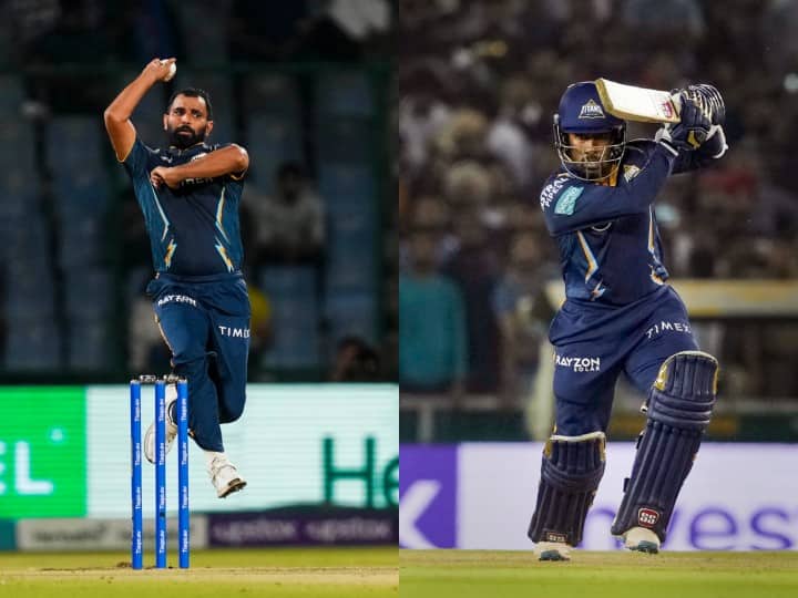 IPL 2023 GT Vs MI Mohammed Shami Playing 100th Match Wriddhiman Saha Gujarat Titans