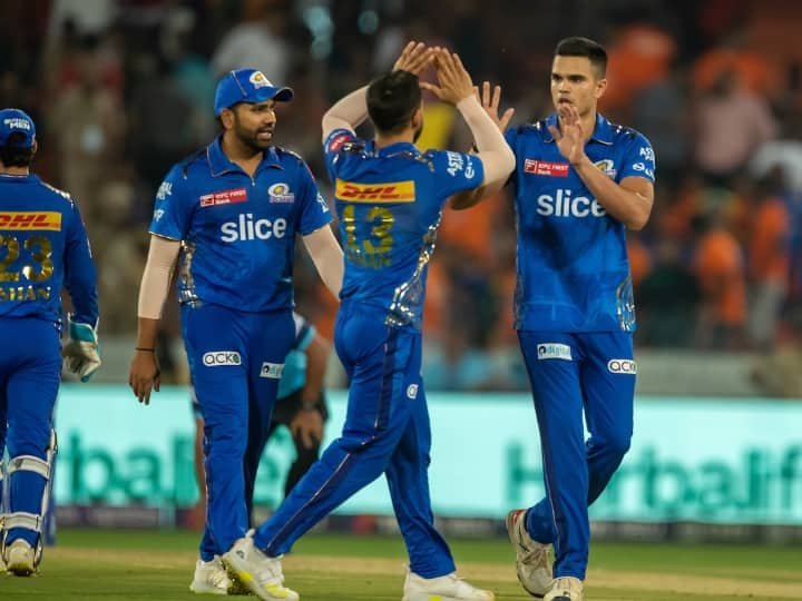 Ipl 2023 Srh Vs Mi Mumbai Indians Hat-trick Of Victory Ipl 2023 Srh Vs Mi Mumbai Indians Hat-trick Of Victory Rohit Sharma Praised Arjun Tendulkar