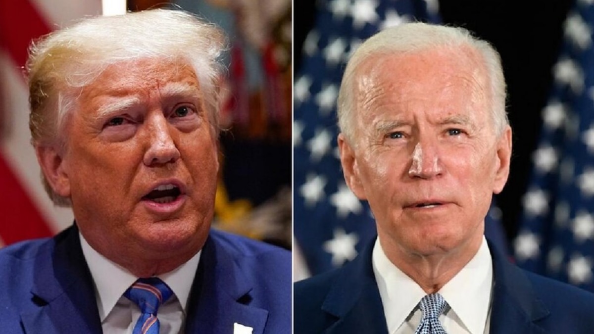 डोनाल्ड ट्रंप और जो बाइडेन