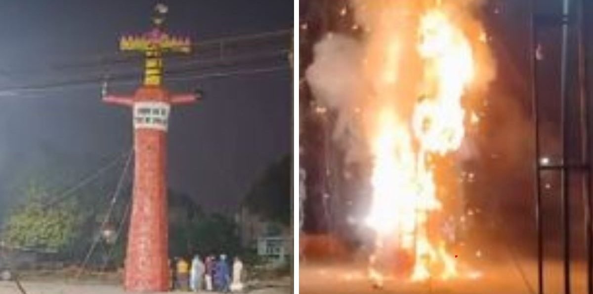 विजयदशमी पर लखनऊ में नहीं जलाए गए मेघनाद और कुम्भकर्ण लखनऊ में धूमधाम से मनाया गया दशहरा.