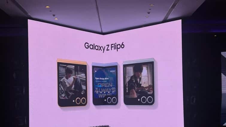 Samsung Galaxy Z Flip 6 launched with Galaxy AI Features Samsung Galaxy Z Flip 6 launched with Galaxy AI Features Samsung Galaxy Z Flip 6 हुआ लॉन्च, इसके Galaxy AI फीचर्स और डिजाइन बदल देंगे मोबाइल एक्सपीरियंस