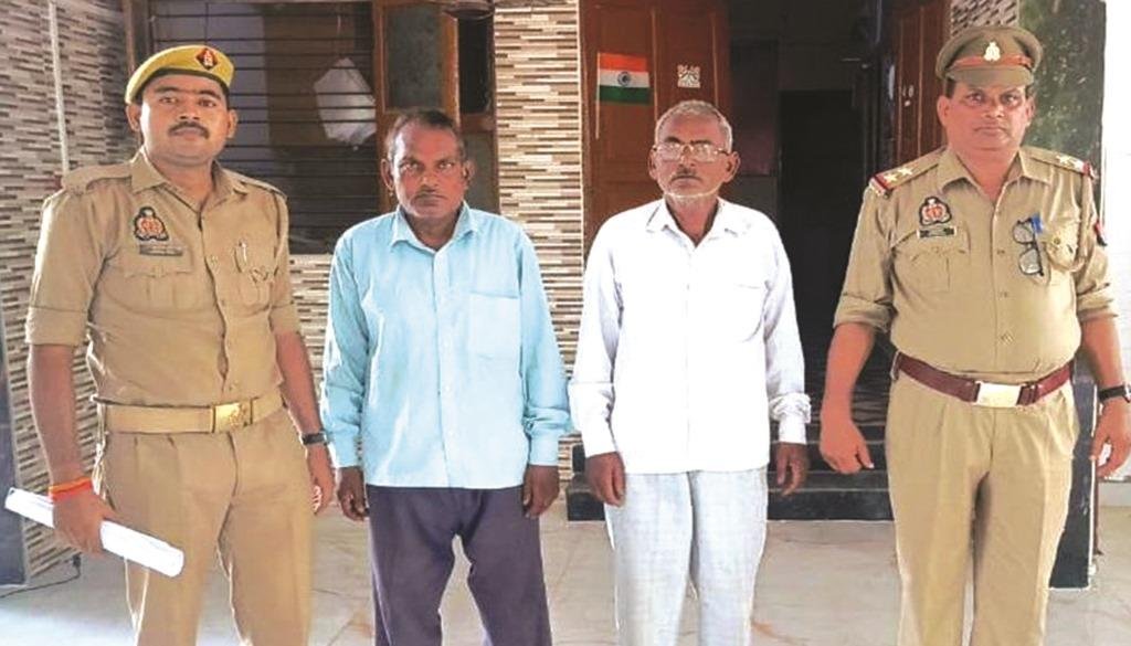 दो वारंटी अभियुक्तों को किया गिरफ्तार