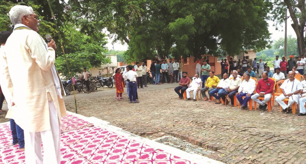 नीभापुर के पिपरी भवानी धाम के सुंदरीकरण में आपत्ति, गांव में आक्रोश