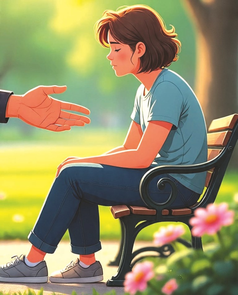 मानसिक तनाव से जूझता व्यक्ति मानसिक स्वास्थ्य जागरूकता दर्शाती तस्वीर