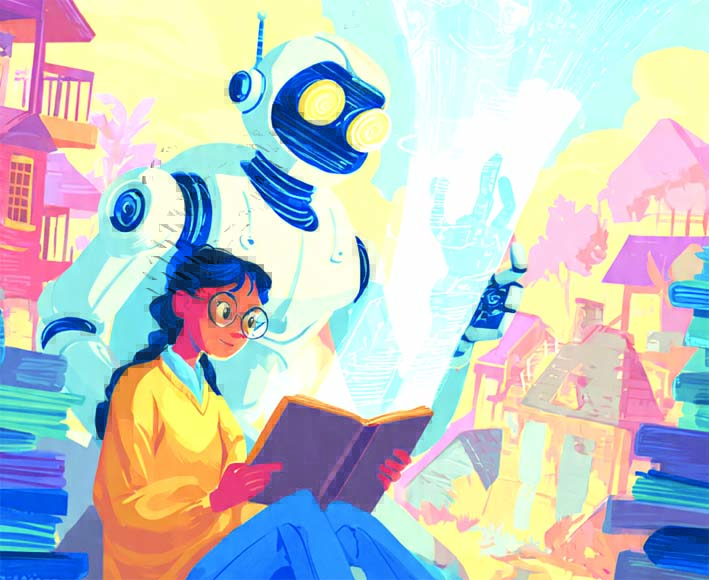 गाँव के युवा ऑनलाइन बिजनेस और स्टार्टअप पर काम करते हुए