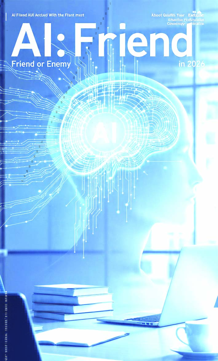 मोबाइल स्क्रीन पर AI चैटबॉट इस्तेमाल करता व्यक्ति