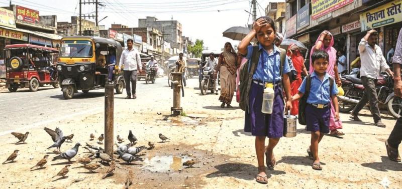 Severe heatwave in Jaunpur people suffering in extreme heat