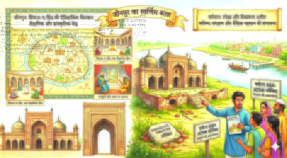 जौनपुर की ऐतिहासिक इमारतें और शाही किला