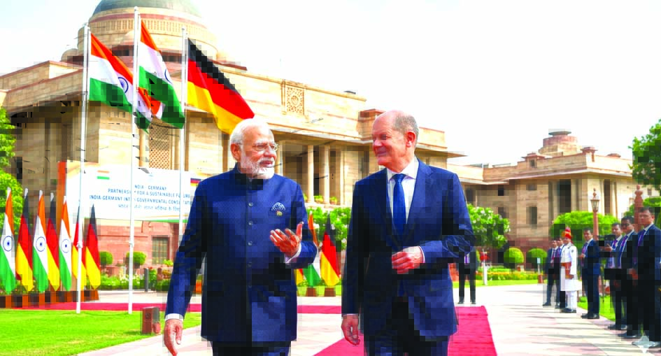 भारत और जर्मनी के बीच रणनीतिक साझेदारी