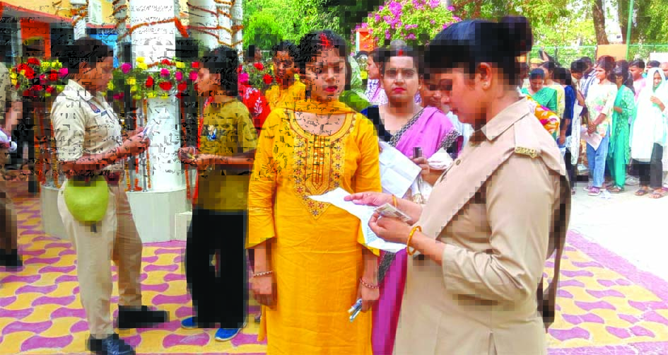 पुलिस भर्ती परीक्षा का दूसरा दिन जौनपुर में संपन्न