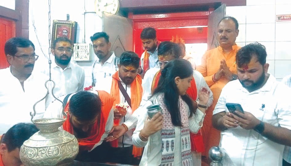 त्रिलोचन महादेव धाम पहुंची वडनगर-वाराणसी सेवा संकल्प यात्रा